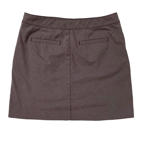 Cutter & Buck SIZE 4 (30" Waist) Taupe Asymmetrical Full Zip Activewear Skort - Picture 3 of 5